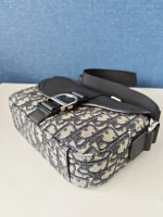 Dior, Dior Mini Saddle Heritage Messenger Bag with flap, Mini, Blue, New - Image 11