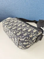 Dior, Dior Mini Saddle Heritage Messenger Bag with flap, Mini, Blue, New - Image 15
