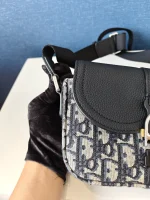 Dior, Dior Mini Saddle Heritage Messenger Bag with flap, Mini, Blue, New - Image 18