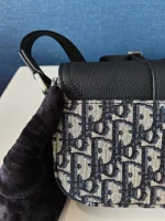 Dior, Dior Mini Saddle Heritage Messenger Bag with flap, Mini, Blue, New - Image 20