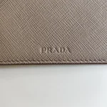 Prada, Saffiano Metal Leather Passport, , Beige, Very Very  Good - Image 4