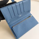 Hermes, Béarn Wallet, , Blue, Very Very  Good - Image 12