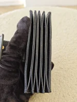 YSL, Accordion Card Holder, , Black, Like New - Image 19