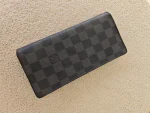Louis Vuitton, Brazza Wallet, , Black, Good - Image 3