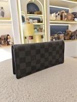 Louis Vuitton, Brazza Wallet, , Black, Good - Image 5