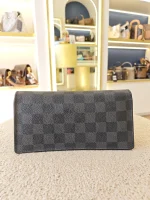 Louis Vuitton, Brazza Wallet, , Black, Good - Image 7