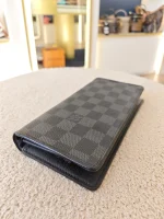 Louis Vuitton, Brazza Wallet, , Black, Good - Image 17