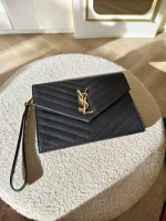 YSL, New Pouch, , Black, Very Like New - Image 5