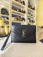 YSL, New Pouch, , Black, Very Like New - Image 7
