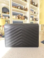 YSL, New Pouch, , Black, Very Like New - Image 9