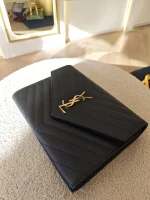 YSL, New Pouch, , Black, Very Like New - Image 17