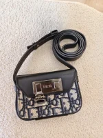 Dior, Lock Nano Pouch, Nano, Black, Very Very  Good - Image 3