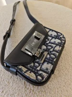 Dior, Lock Nano Pouch, Nano, Black, Very Very  Good - Image 9