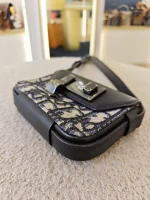 Dior, Lock Nano Pouch, Nano, Black, Very Very  Good - Image 12