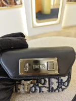 Dior, Lock Nano Pouch, Nano, Black, Very Very  Good - Image 23