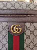 Gucci, [Gucci] Ophidia Messenger Bag, Medium, Beige, Very Very  Good - Image 6