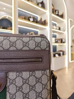 Gucci, [Gucci] Ophidia Messenger Bag, Medium, Beige, Very Very  Good - Image 8