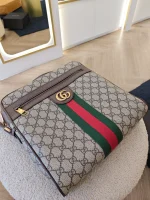 Gucci, [Gucci] Ophidia Messenger Bag, Medium, Beige, Very Very  Good - Image 12