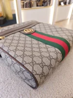 Gucci, [Gucci] Ophidia Messenger Bag, Medium, Beige, Very Very  Good - Image 13
