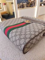 Gucci, [Gucci] Ophidia Messenger Bag, Medium, Beige, Very Very  Good - Image 15