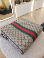 Gucci, [Gucci] Ophidia Messenger Bag, Medium, Beige, Very Very  Good - Image 16