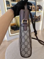Gucci, [Gucci] Ophidia Messenger Bag, Medium, Beige, Very Very  Good - Image 26