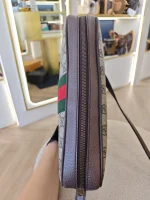 Gucci, [Gucci] Ophidia Messenger Bag, Medium, Beige, Very Very  Good - Image 31