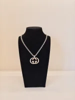 Gucci, Interlocking G Pendant Necklace , , Silver, Very Very  Good - Image 2