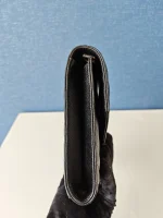 YSL, Grain de Poudre Embossed Leather, , Black, Like New - Image 9