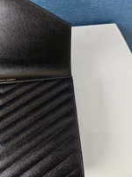 YSL, Grain de Poudre Embossed Leather, , Black, Like New - Image 14