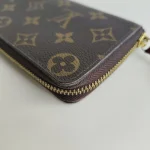 Louis Vuitton, Clemence Wallet, , Brown, Good - Image 7
