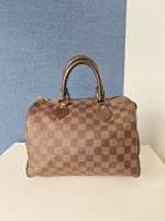 Louis Vuitton, Speedy, 25, Brown, Good - Image 3
