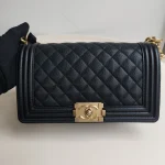 Chanel, Chanel Boy 10, 10", Black, Like New - Image 3