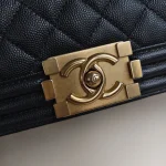 Chanel, Chanel Boy 10, 10", Black, Like New - Image 9