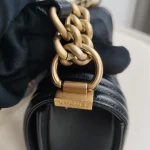 Chanel, Chanel Boy 10, 10", Black, Like New - Image 19