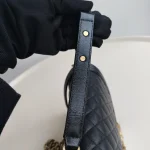 Chanel, Chanel Boy 10, 10", Black, Like New - Image 24
