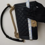 Chanel, Chanel Boy 10, 10", Black, Like New - Image 45