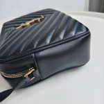YSL, Lou Camera Bag, 9", Black, Like New - Image 6