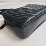 YSL, Lou Camera Bag, 9", Black, Like New - Image 7
