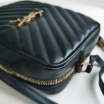 YSL, Lou Camera Bag, 9", Black, Like New - Image 13