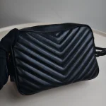 YSL, Lou Camera Bag, 9", Black, Like New - Image 15