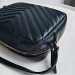 YSL, Lou Camera Bag, 9", Black, Like New - Image 19