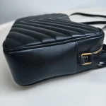 YSL, Lou Camera Bag, 9", Black, Like New - Image 21
