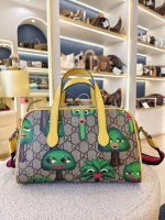 Gucci, Smiling Plant Shoulder Bag, Mini, Beige, Very Good - Image 3