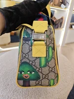 Gucci, Smiling Plant Shoulder Bag, Mini, Beige, Very Good - Image 6