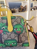 Gucci, Smiling Plant Shoulder Bag, Mini, Beige, Very Good - Image 11