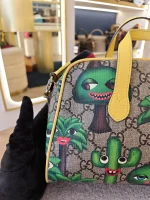 Gucci, Smiling Plant Shoulder Bag, Mini, Beige, Very Good - Image 12