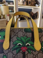 Gucci, Smiling Plant Shoulder Bag, Mini, Beige, Very Good - Image 25