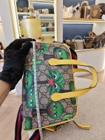 Gucci, Smiling Plant Shoulder Bag, Mini, Beige, Very Good - Image 26