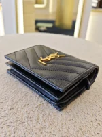 YSL, Matelasse Bi-fold, , Black, Like New - Image 14